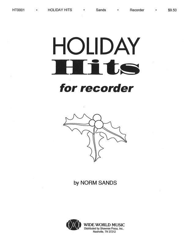 Holiday Hits For Recorder Norman Sands
