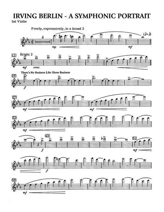 Berlin A Symphonic Portrait String Set (Music Score/Parts)