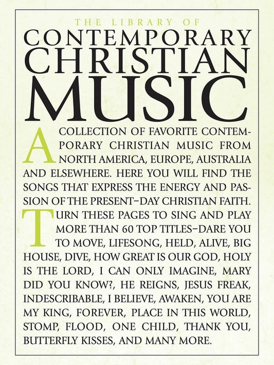 Library Of Contemporary Christian Music PVG (Softcover Book)