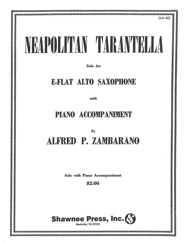 Neapolitan Tarantella Piano (Softcover Book)