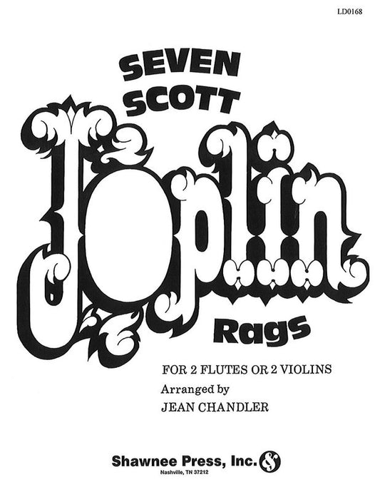 Seven Scott Joplin Rags For 2 Flutes Violins 2Fl