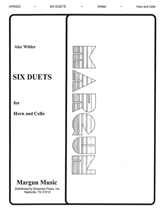 Six Duets For Horn And Cello Set Hn Vc