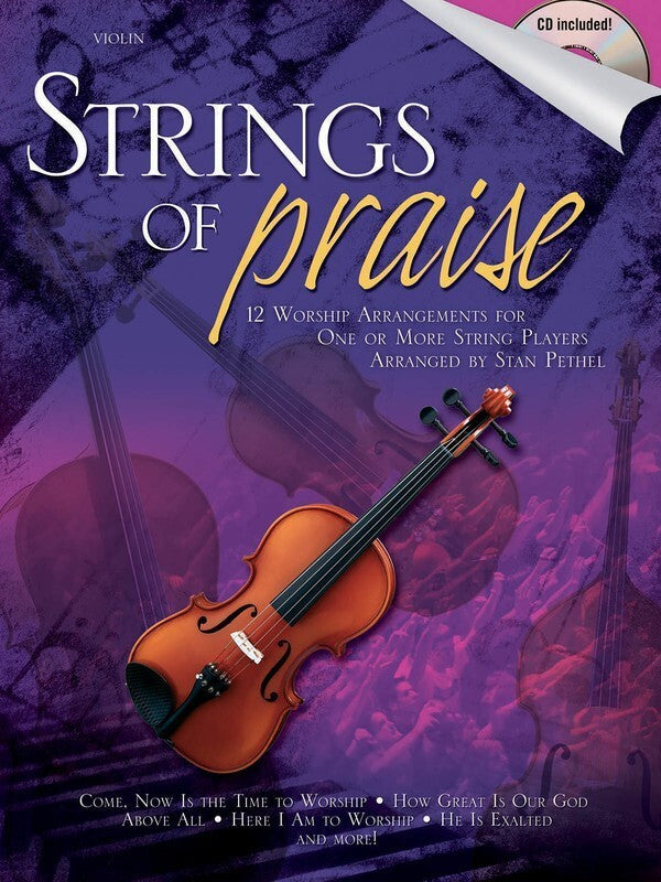 Strings Of Praise CD 12 Arrangements For One Or (Softcover Book/CD)