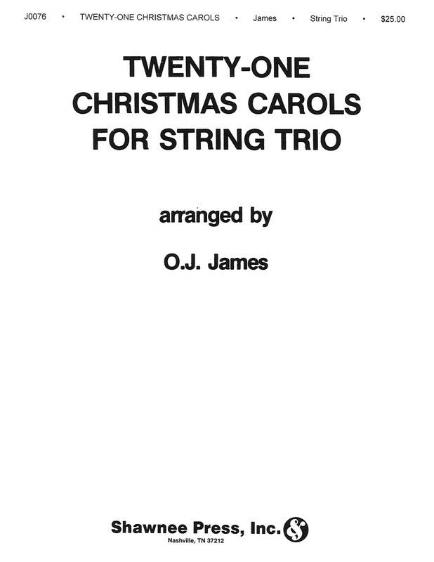 Twenty One Christmas Carols For Str