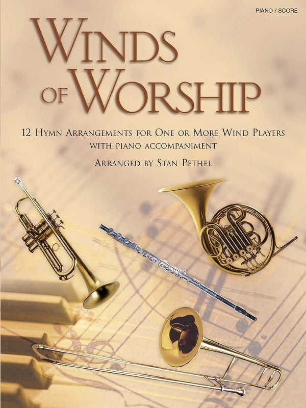 Winds Of Worship Piano Score 12 Hymn Arrangement (Book)