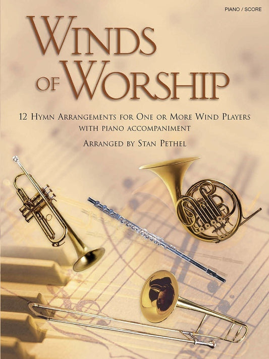 Winds Of Worship Piano Score 12 Hymn Arrangement (Book)