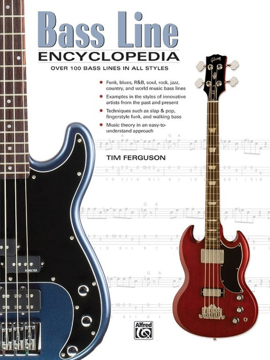 Bass Line Encyclopedia: Comprehensive Guide for Electric Bass Guitar with 100+ Lines Across Multiple Musical Styles