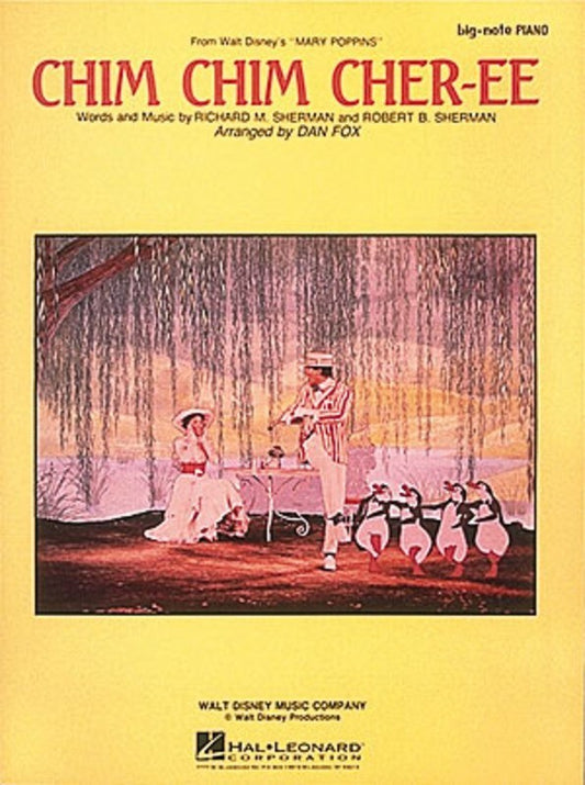 Chim Chim Cheree Big Note Piano