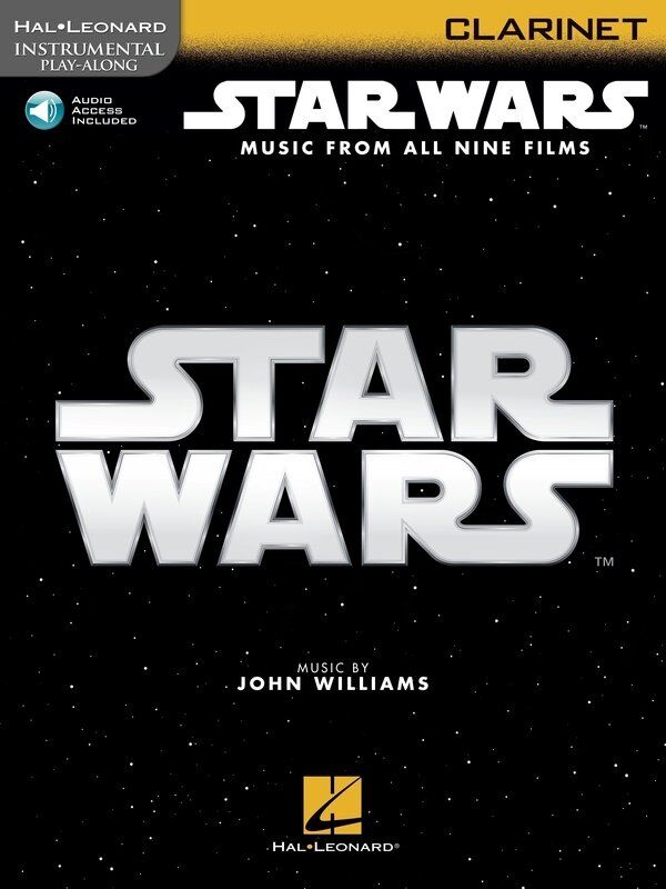 Star Wars Instrumental Play-Along for Clarinet Book by Hal Leonard