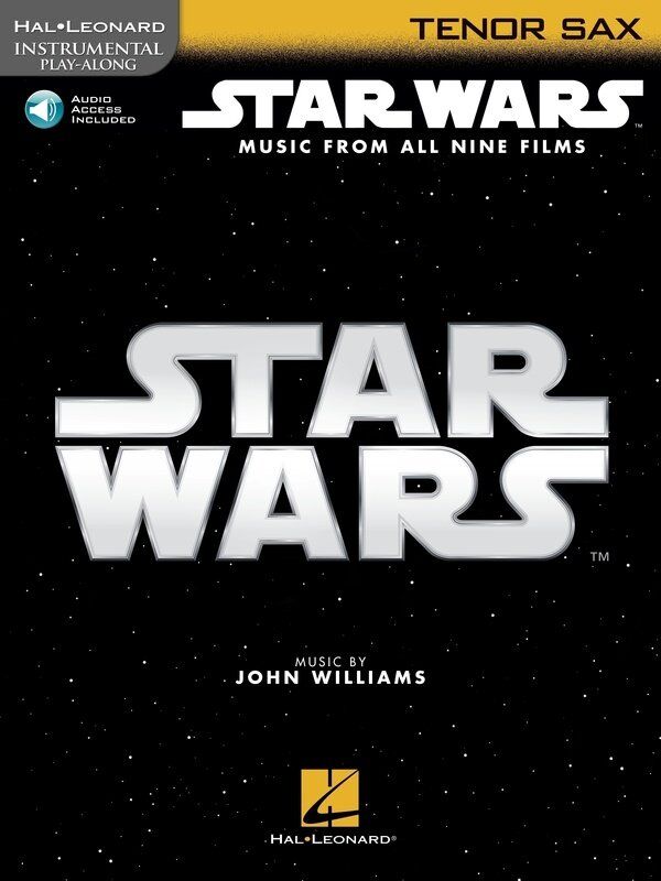 Star Wars Instrumental Play-Along for Tenor Saxophone Book