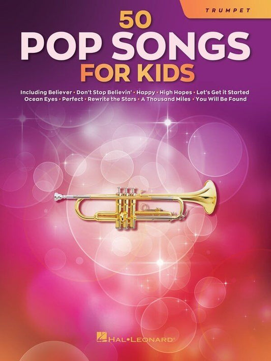 50 Pop Songs for Kids for Trumpet - Hal Leonard, 72 Pages, Instrumental Folio