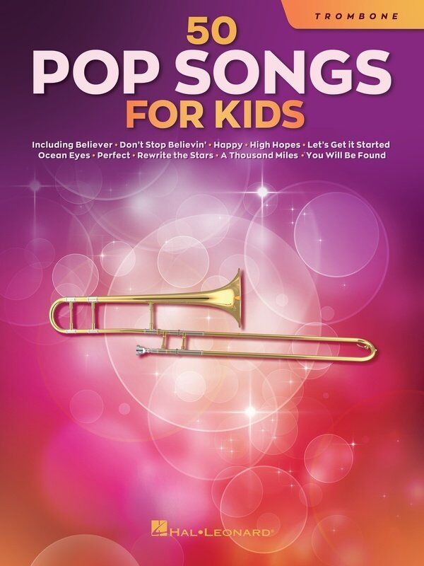 50 Pop Songs for Kids for Trombone - Hal Leonard, 72 Pages, Instrumental Folio