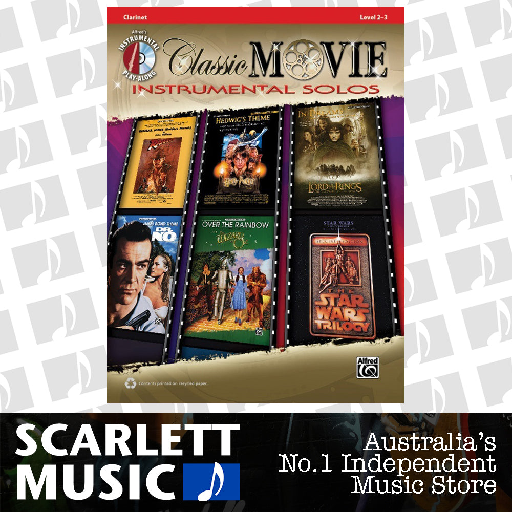 Classic Movie Inst Solos Clarinet Book/CD — view 2