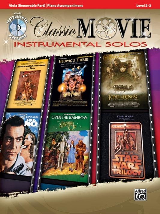 Classic Movie Inst Solos Viola Book/CD