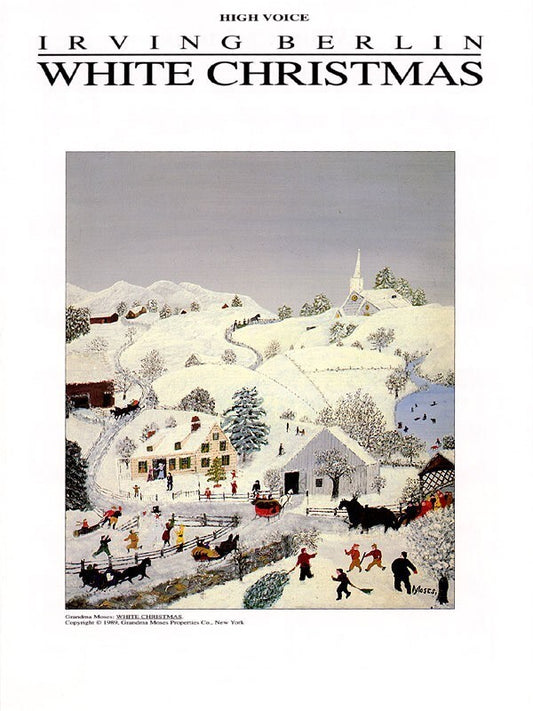 White Christmas High Voice (Single Music Sheet)