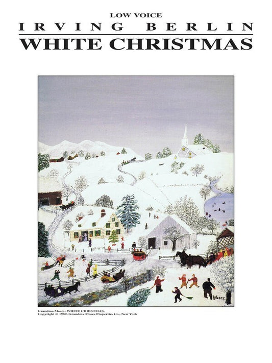 White Christmas Low Voice (Single Music Sheet) (C/R)