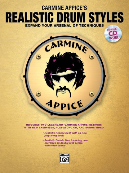 Realistic Drum Styles Book/CD In/Adv