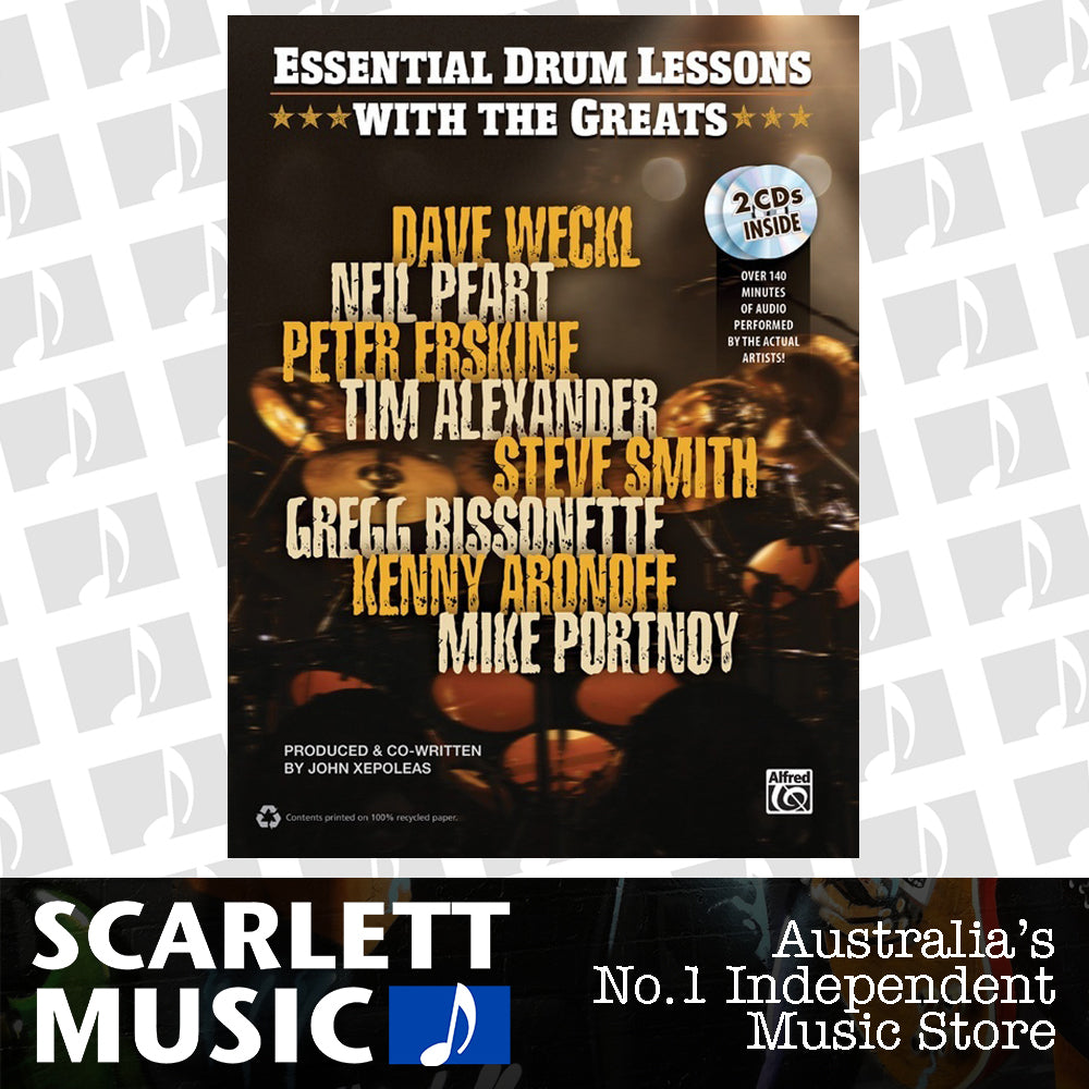 Essential Drum Lessons With The Greats Book/2CDs — view 2