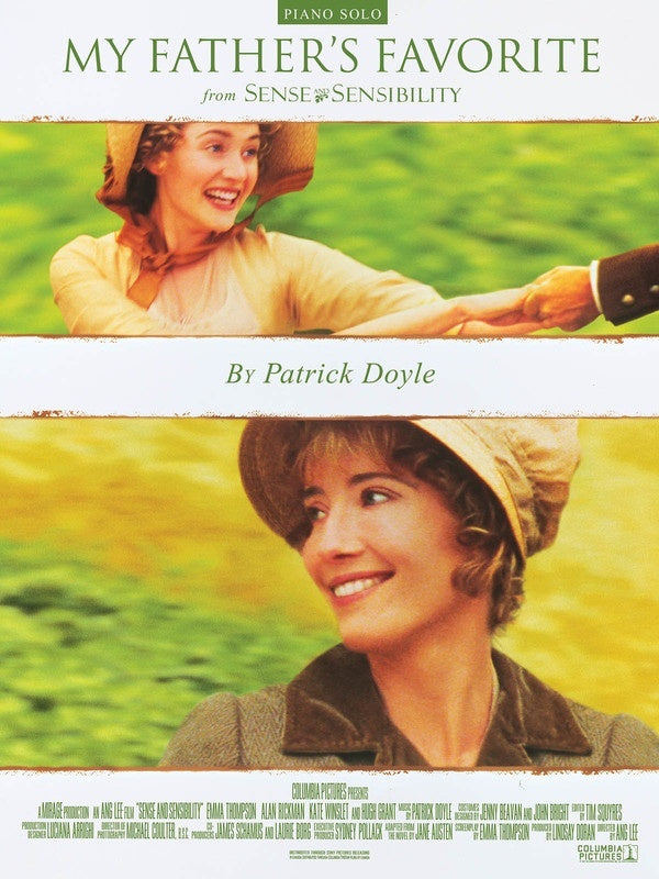 My Fathers Favorite From Sense & Sensibility Piano Solo