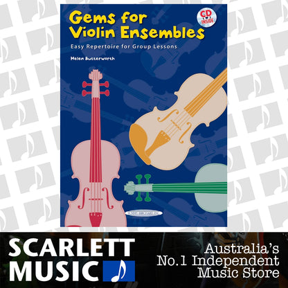Gems For Violin Ensemble Book/CD — view 2