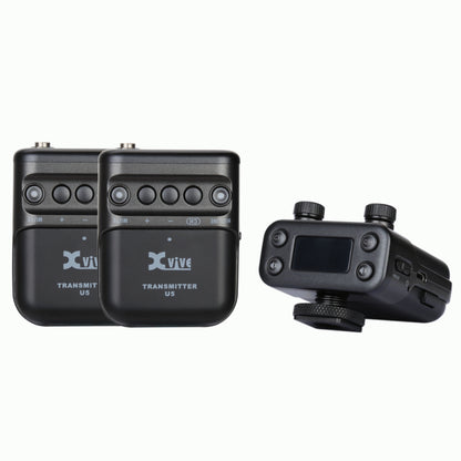Xvive U5 Wireless Audio for Video System with Dual Transmitters and Lavalier Mic — view 4