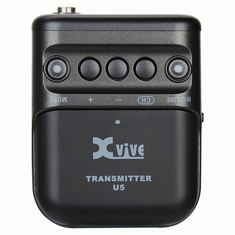 Xvive U5 Wireless Audio for Video System with Dual Transmitters and Lavalier Mic — view 2