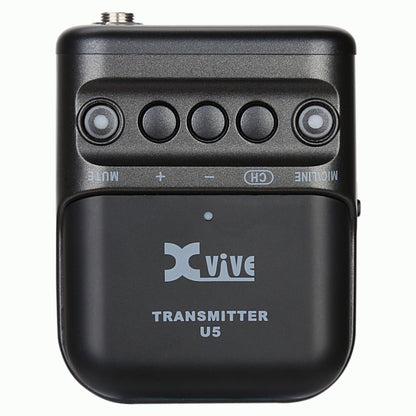 Xvive U5 Wireless Audio for Video System with Dual Transmitters and Lavalier Mic — view 2