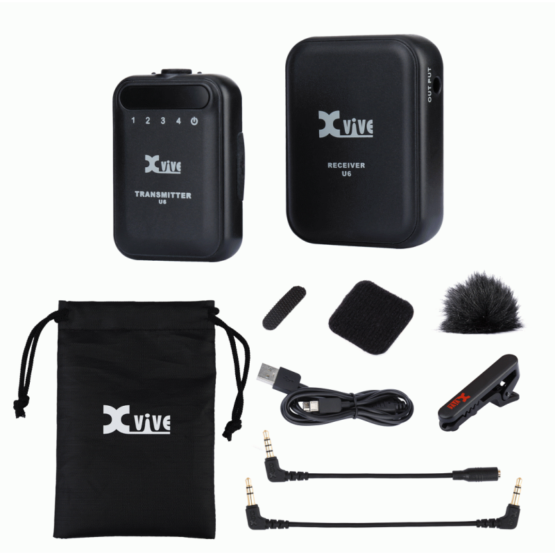 Xvive U6 Compact Wireless Microphone System - 1 Transmitter 1 Receiver — view 3