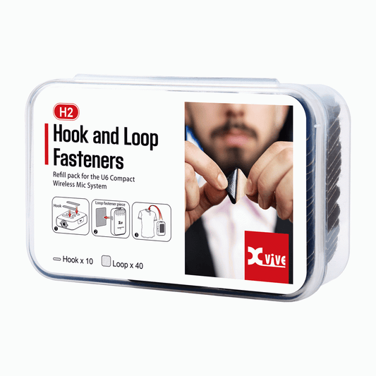 XVIVE H2 Hook and Loop Fasteners Kit for U6 Wireless Mic System