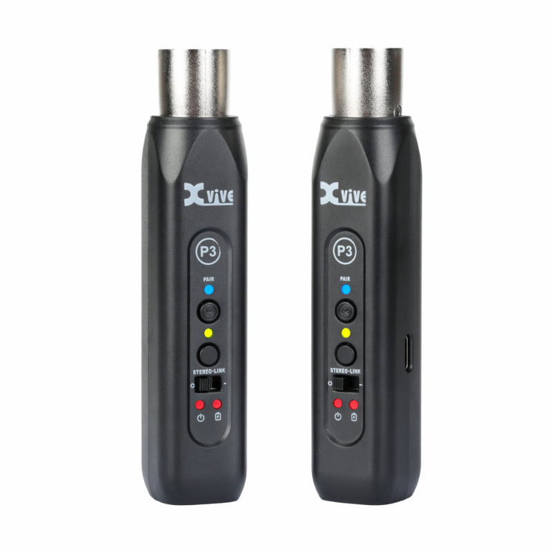 XVIVE P3D Dual Bluetooth XLR Audio Receiver for Mixer and PA Speaker