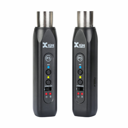 XVIVE P3D Dual Bluetooth XLR Audio Receiver for Mixer and PA Speaker