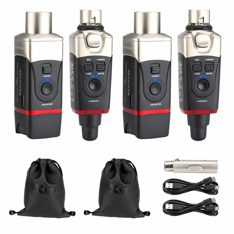 XVIVE U35D Dual Mic Speaker Wireless System 5.8GHz for Stereo Connections — view 3