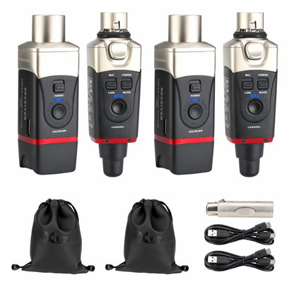 XVIVE U35D Dual Mic Speaker Wireless System 5.8GHz for Stereo Connections — view 3
