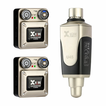 XVIVE U45R2 In-Ear Monitor System 5.8GHz with T9 Monitors