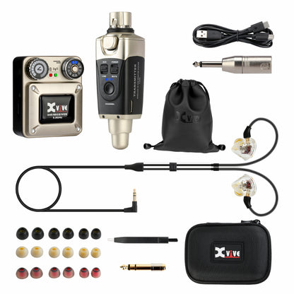 XVIVE U45T9 Wireless In-Ear Monitor System 5.8GHz with T9 and Four Receivers — view 2