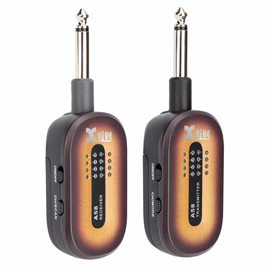 Xvive A58 Sunburst Guitar Wireless System 5.8GHz