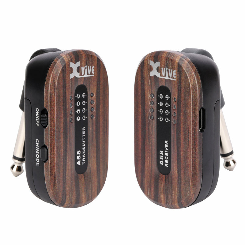 Xvive A58 Rosewood Wireless Guitar System 5.8GHz — view 2