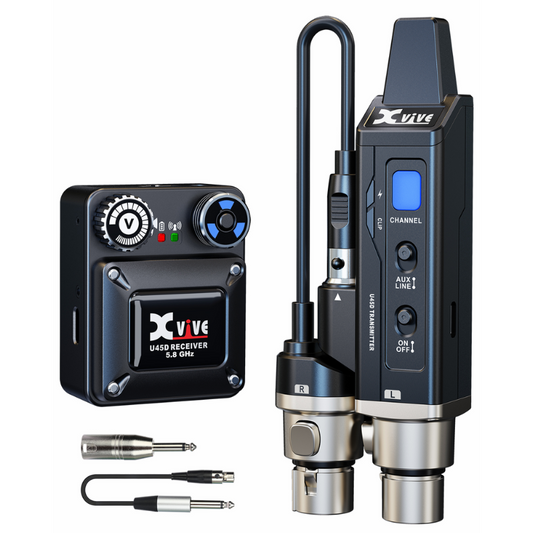 XVIVE U45D 5.8GHz Stereo Wireless In-Ear Monitor with Case