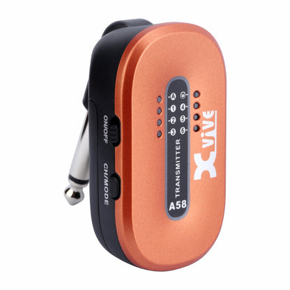 XVIVE A58 Orange 5.8GHz Digital Wireless Guitar System — view 3