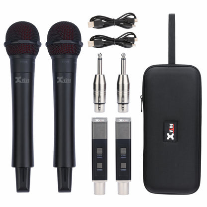 Xvive M5D Dual 5.8GHz Handheld Wireless Microphone System — view 5