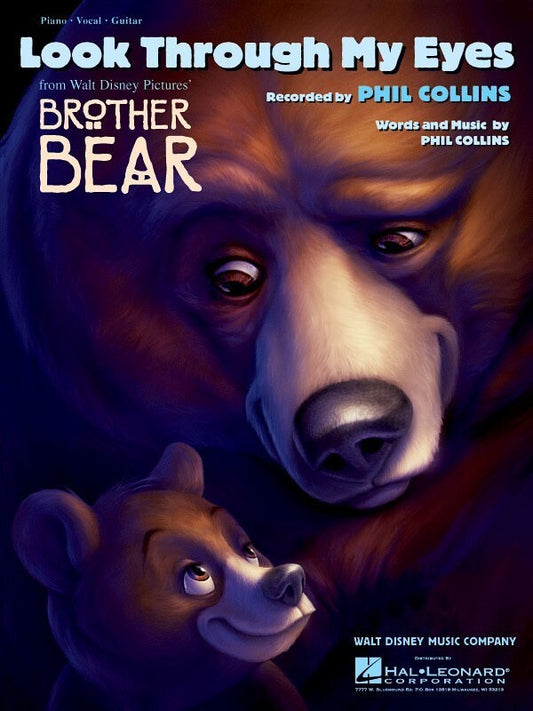 Look Through My Eyes (Single Music Sheet) (Brother Bear)