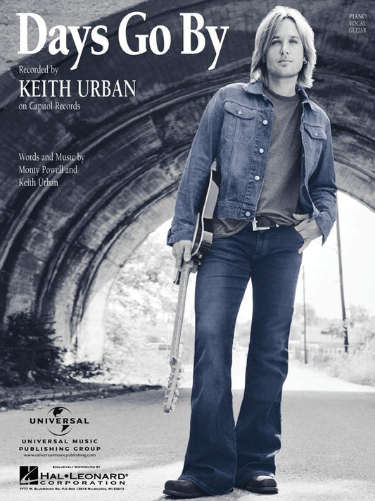 Keith Urban - Days Go By PVG Single Sheet