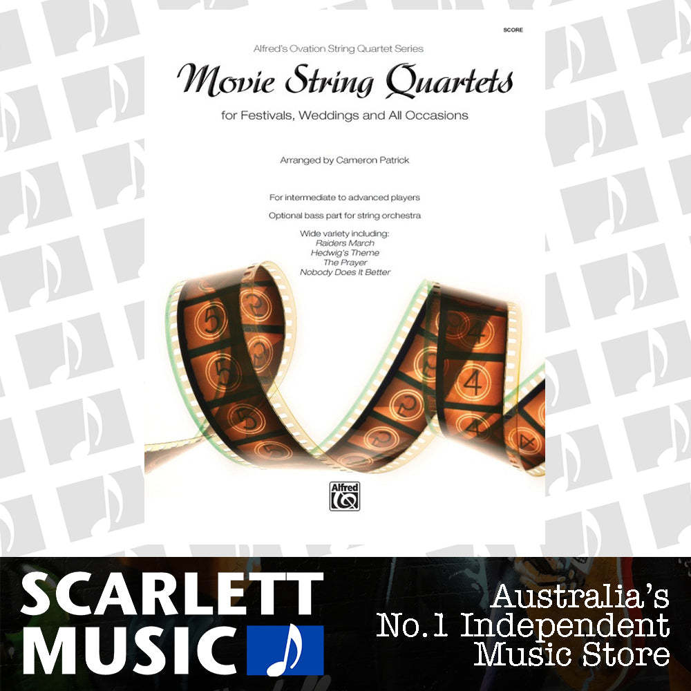 Movie String Quartet Conductor Score — view 2