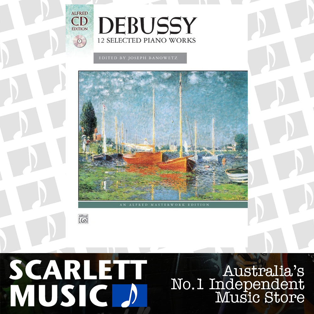 Debussy 12 Selected Piano Works Book/CD — view 2