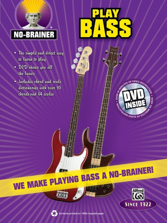 No-Brainer Play Bass Book/DVD