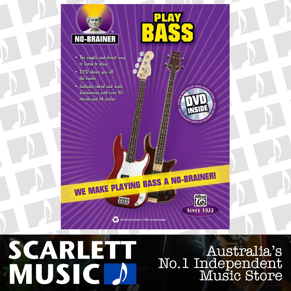 No-Brainer Play Bass Book/DVD — view 2