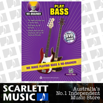 No-Brainer Play Bass Book/DVD — view 2