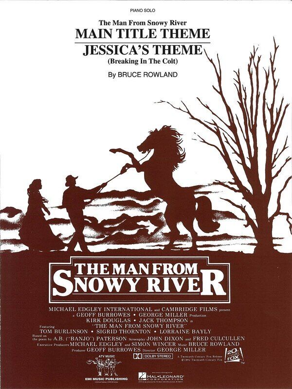 The Man From Snowy River/Jessica's Theme Piano Solo Sheet Music