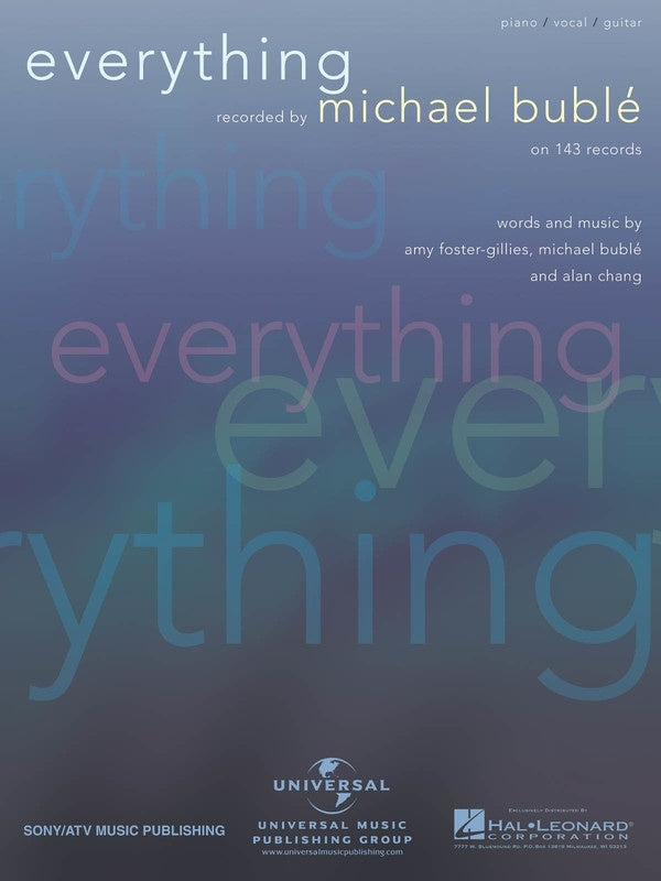 Buble - Everything PVG Single Sheet
