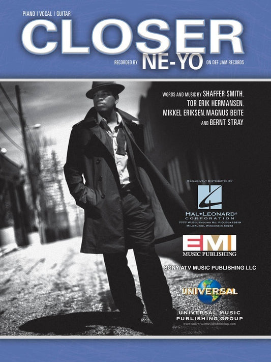 Ne-Yo - Closer PVG S/S (Sheet Music)